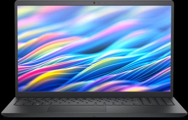 Dell 15 DC15250 laptop in Carbon Black with its 15.6-inch Full HD screen