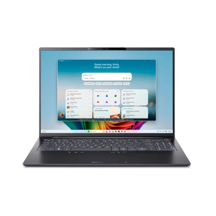 Acer Swift Go 16 AI OLED SFG16-I71 laptop in grey
