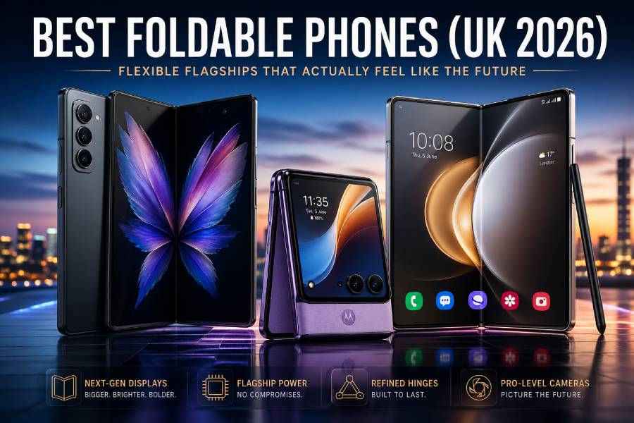 Best Foldable Phones (UK 2026) – Flexible Flagships That Actually Feel Like the Future