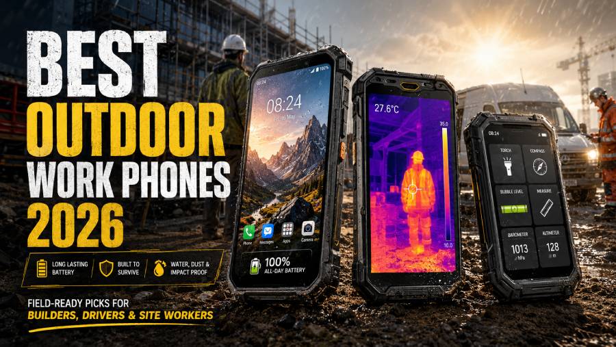 Field-Ready Phones for Outdoor Work UK 2026 – Reliable Picks for Builders, Drivers & Site Workers