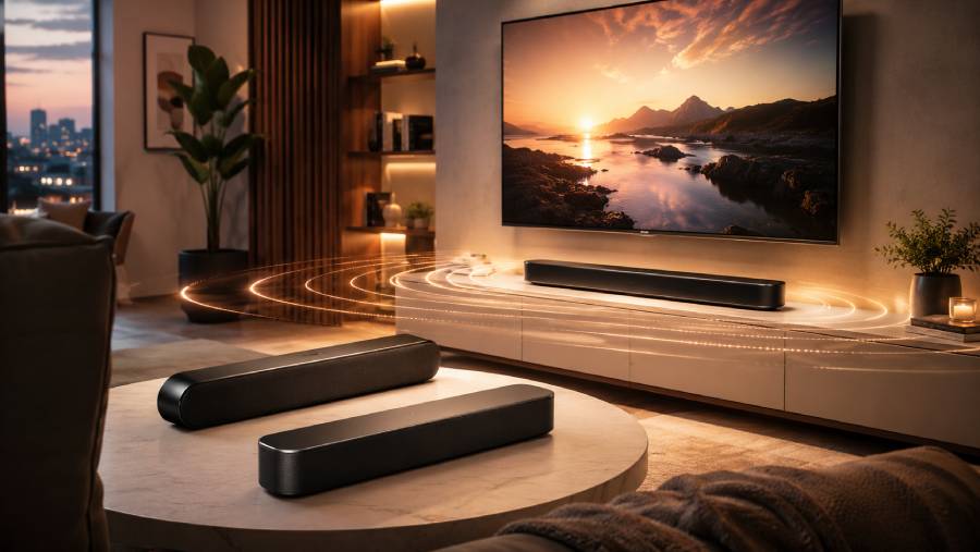 Top Soundbars for Small Living Rooms (UK 2026) – Big TV Sound Without the Speaker Clutter