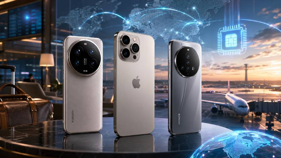 Top Travel Phones UK 2026 – Global eSIM Champions Built for Jet-Setters & Roaming