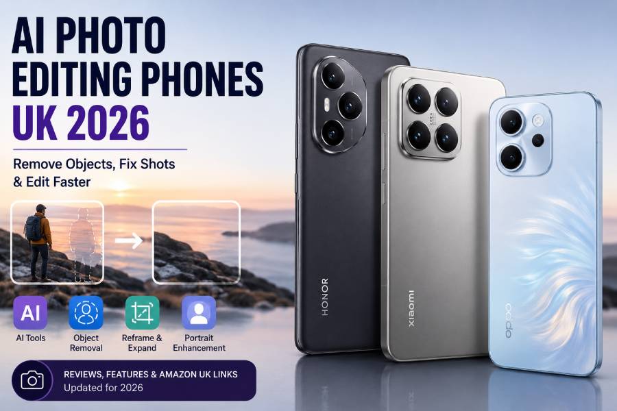 AI Photo Editing Phones (UK 2026) – Remove Objects, Fix Shots & Edit Faster