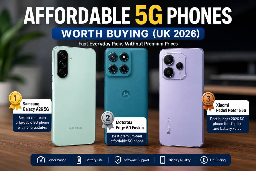 Affordable 5G Phones Worth Buying (UK 2026) – Fast Everyday Picks Without Premium Prices