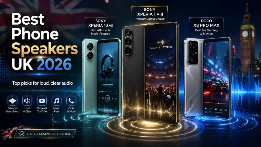 Phones with the Best Speakers UK 2026 – Loud, Clear Audio for Calls, YouTube & Movies