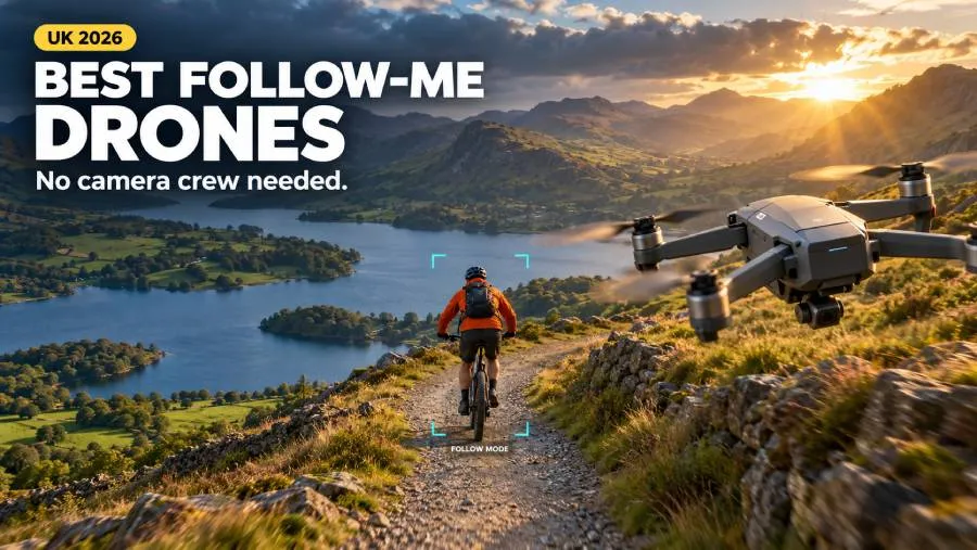 Best Follow-Me Drones UK 2026 – Drones That Follow You, No Camera Crew Needed